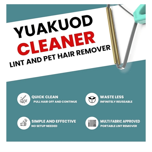 Pet Hair Remover, Special Multi Fabric Edge and Carpet Scraper, Dog Hair remover - Picture 2 of 5